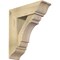 Ekena Millwork Olympic Traditional Rough Sawn Bracket w/ Offset Brace, Douglas Fir, 8"W x 24"D x 28"H BKT0806X24X28OLY01RDF - alternate 1